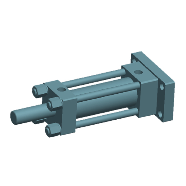 Rear flange type of HY-002 complex cylinder